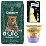 Кофе зерно, рис и шококранчи